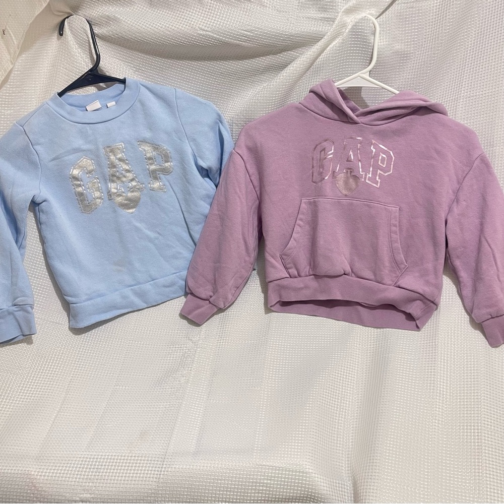 GAP Kids Blue and Purple Sweatshirts